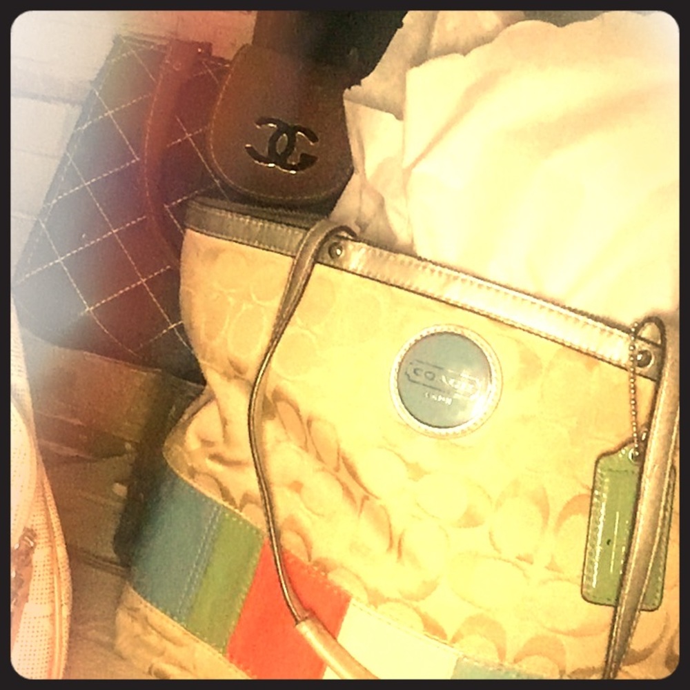 Real coach handbag